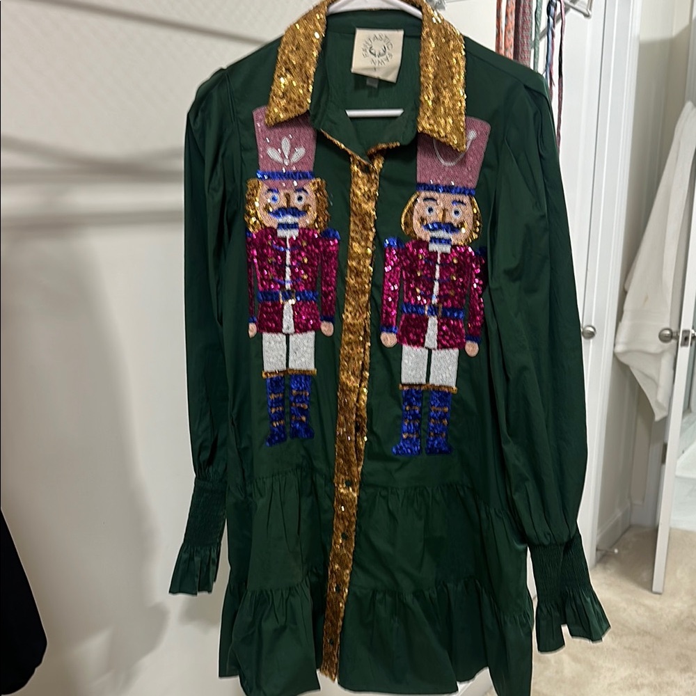 Green Sequin Nutcracker dress